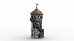 H08 Owl Tower for my medieval castle