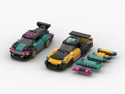 Porche 911 GTR + other car