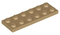 Plate 2 x 6 / Dark Tan