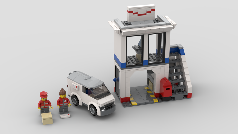 Lego Post Office and Delivery Van