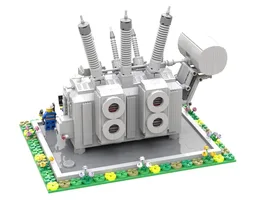 High Voltage Electrical Substation: Power Transformer