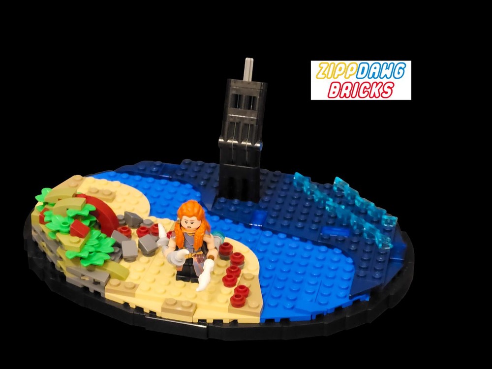 Lego Base for Sunwing - Horizon Forbidden West, Burning Shores