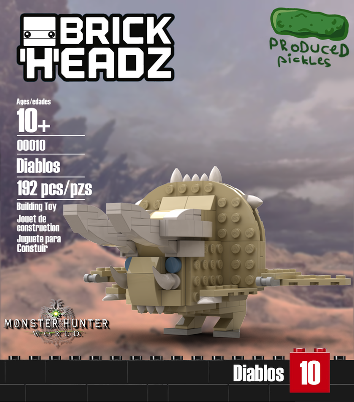 Lego Diablos (Monster Hunter World)
