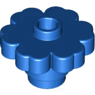 Plant, Flower 2 x 2 - Round [Open Stud] / Blue