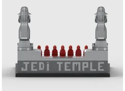 Coruscant temple stairs