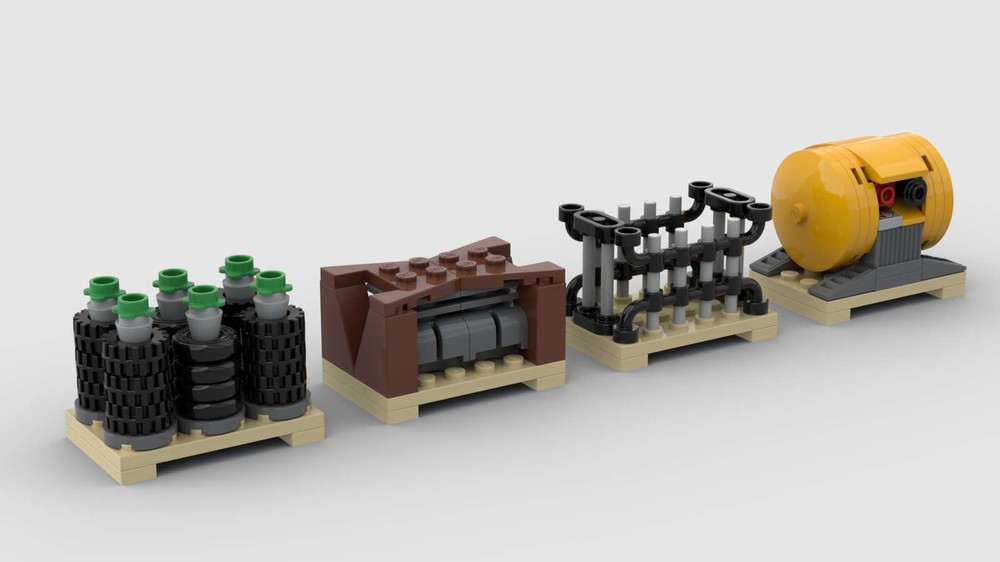 Lego Palets with freight (4x6)