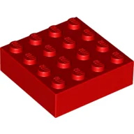 Brick Magnet, 4 x 4 / Red