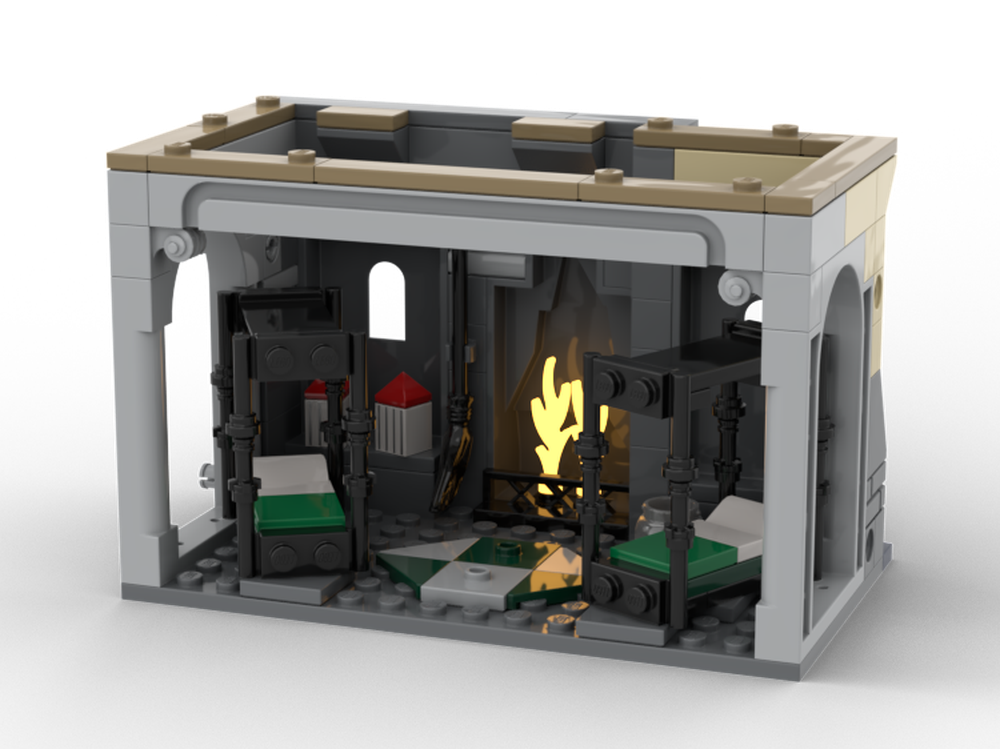 Lego Hogwarts Slytherin Dorm (modular)