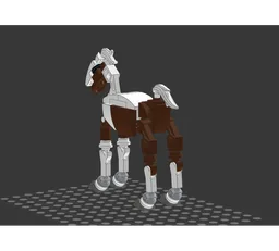 Brick-built Horse