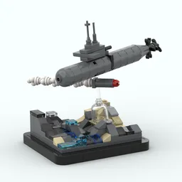 Submarine Diorama
