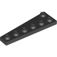 Wedge Plate 6 x 2 Right / Black