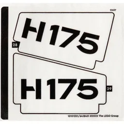 Sticker Sheet 2 for Set 42145-1 / [No Color/Any Color]
