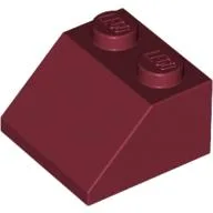 Brick Sloped 45° 2 x 2 / Dark Red