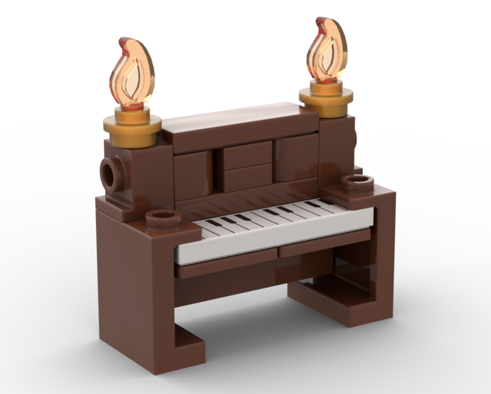Lego 5-studs wide piano