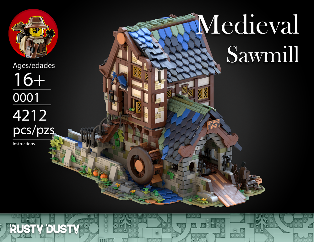 Lego Medieval Sawmill - Double 21325 Medieval Blacksmith Alternative Build