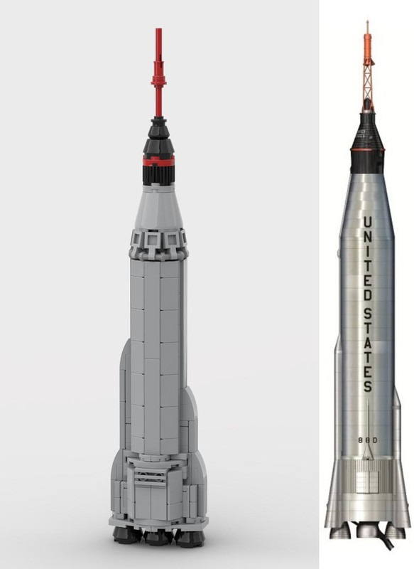 Lego 1:110 Mercury-Atlas