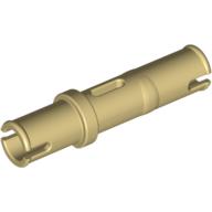 Lego Technic Pin Long without Friction Ridges - Single Slot / Tan