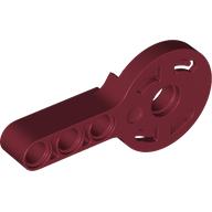 Lego Technic Rotation Joint Disk with Pin Hole and 3L Beam Thick / Dark Red