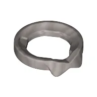 Minifig Neckwear Collar / Flat Silver
