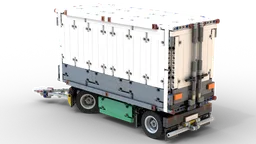 Trailer Dry van (Box) with 2 axles