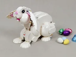 Pooping White Rabbit