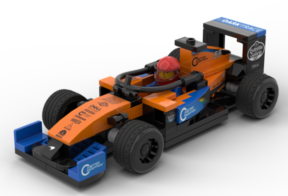 Lego 2020 McLaren MCL35 Formula One F1 Car