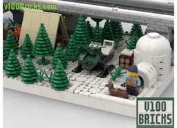 Winter Forest Train