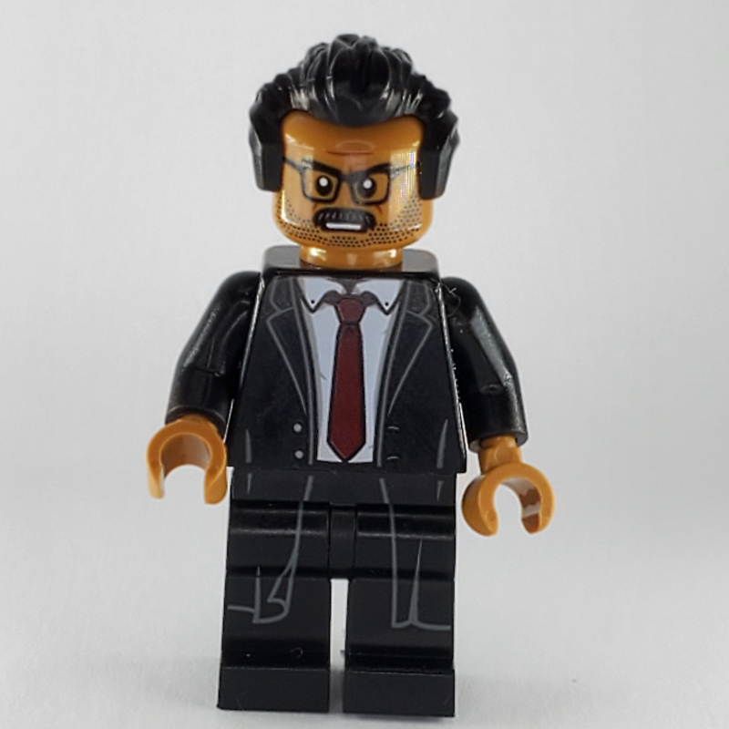 Lego James Gordon, Black Suit, Black Hair