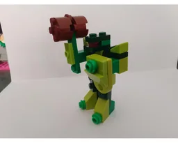 Green Battle Robot