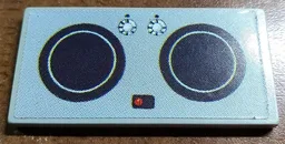 Tile 3 x 6 with Cooktop Pattern (Sticker) - Set 3270