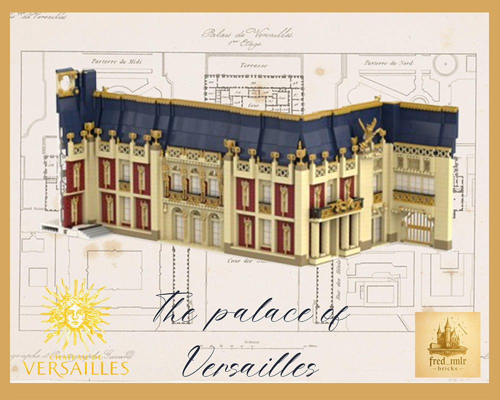 Lego Château de Versailles part 2 - LEGO Model (4998 pieces)
