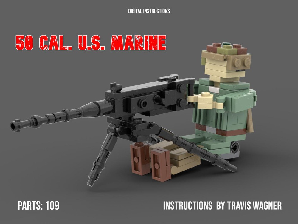 Lego 50 cal. U.S. Marine