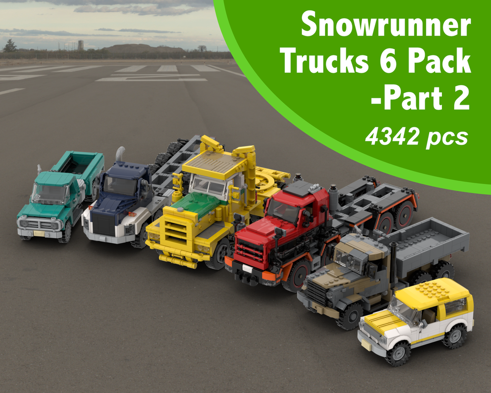 Lego Snowrunner: 6 Trucks Pack (part 2)