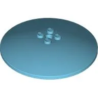 Dish 8 x 8 Inverted [Radar], Solid Studs, Squared Anti-stud Underside / Medium Azure
