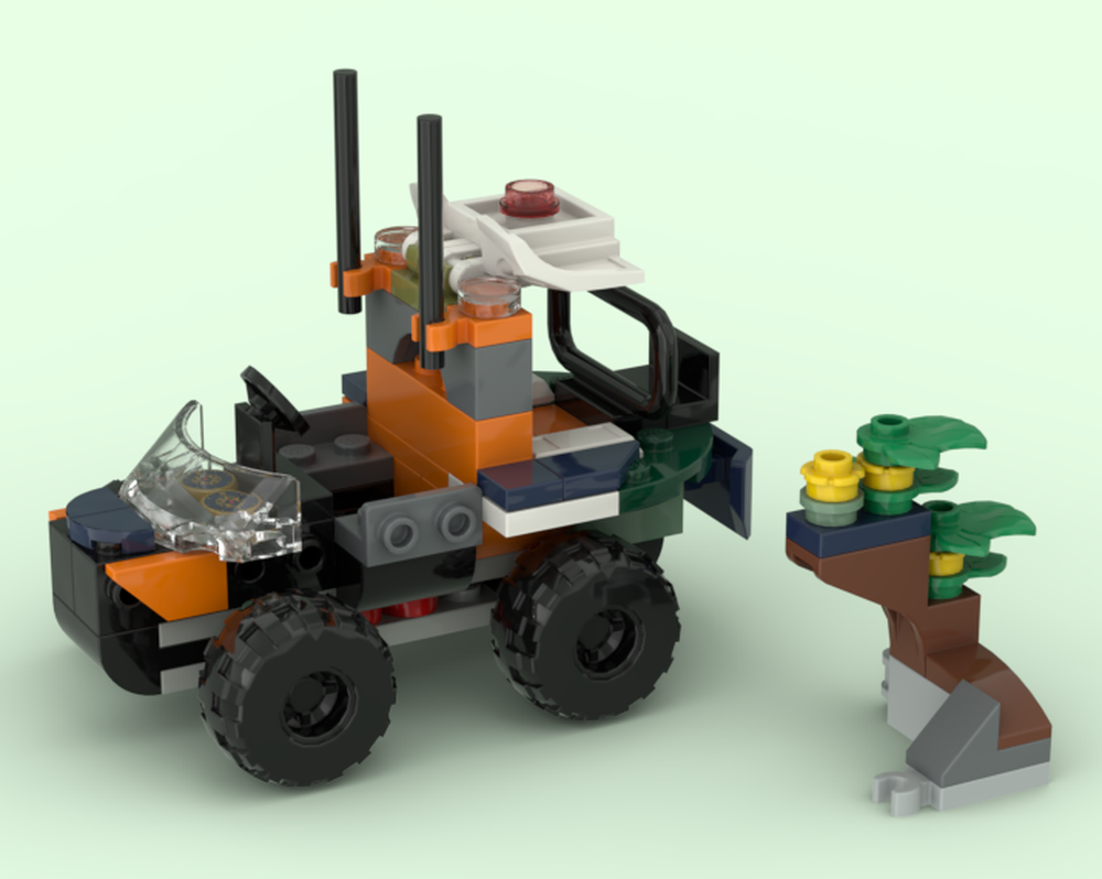 Lego 60424 - Alternative Build - Bushdoctor Veterinarian Jeep