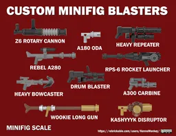 Custom Minifig Blasters
