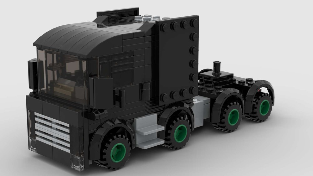Lego Heavy Duty European truck with 8 wheels