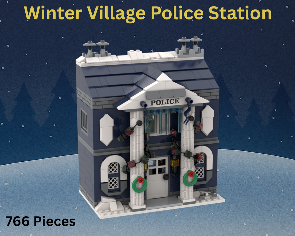 Lego Winter Village Police Station
