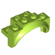 Wheel Arch, Mudguard 4 x 2 x 2 1/2 / Lime