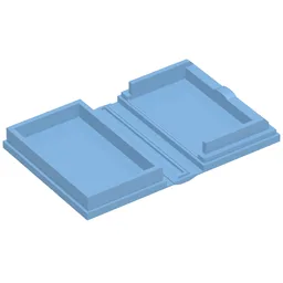 Book 2 x 3 [Plain] / Medium Blue