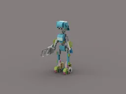Sword maiden from LEGO Creator set 31128: Dolphin and Turtle