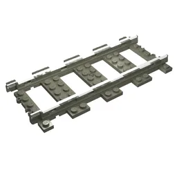 Vehicle Track, Train, 9V Straight / Dark Gray