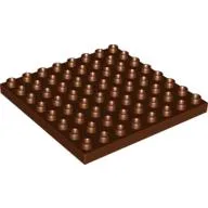 Duplo Plate 8 x 8 / Reddish Brown