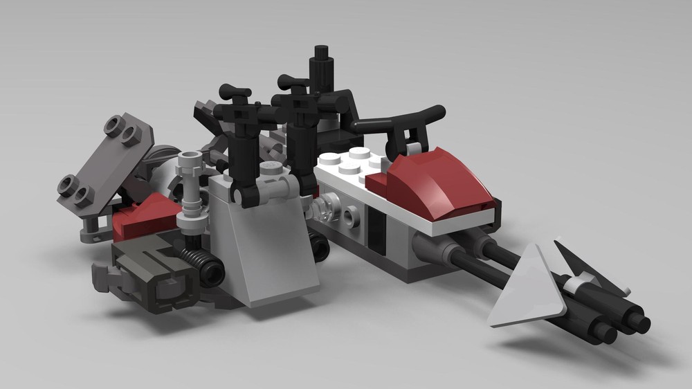 Lego BARC Speeder w/ Sidecar Alternative Build - 1x Clone & Droid BP 2024, (75372)