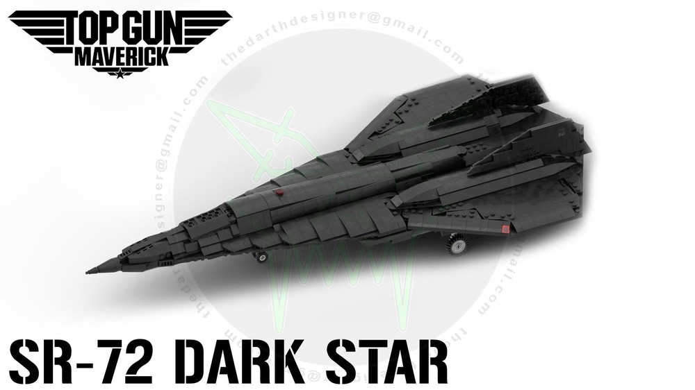 Lego SR-72 DARKSTAR | TOP GUN Maverick - 1:35 Scale