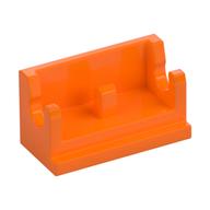Lego Hinge Brick 1 x 2 Base / Orange