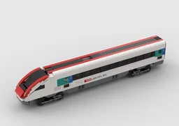 Swiss Intercity Train "SBB ICN" RABDe 500 Locomotive / Engine