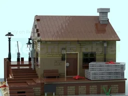 Bro Thor's House with fishing pier (New Asgard)