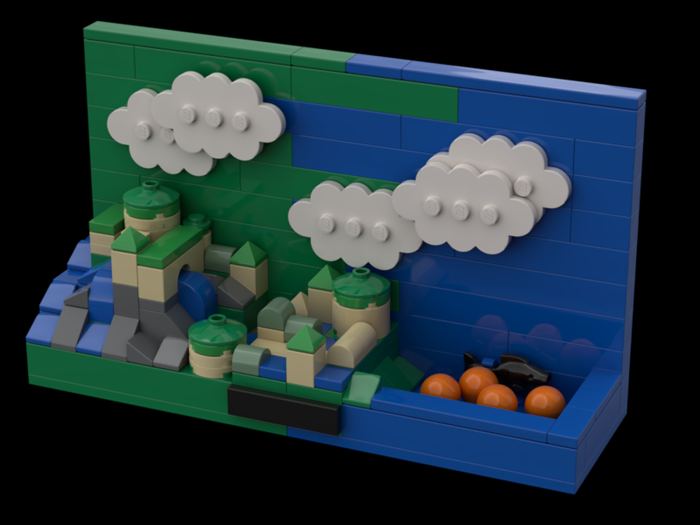 Lego Green Planet Postcard
