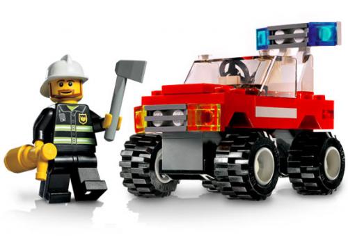 Lego Fire Car